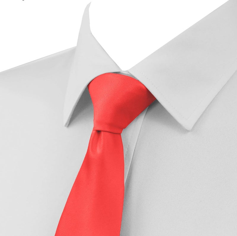 Trilece Ties for Men - Men's Solid Color Ties - Formal Neckties for Men - Neck Tie for Man - Image 3